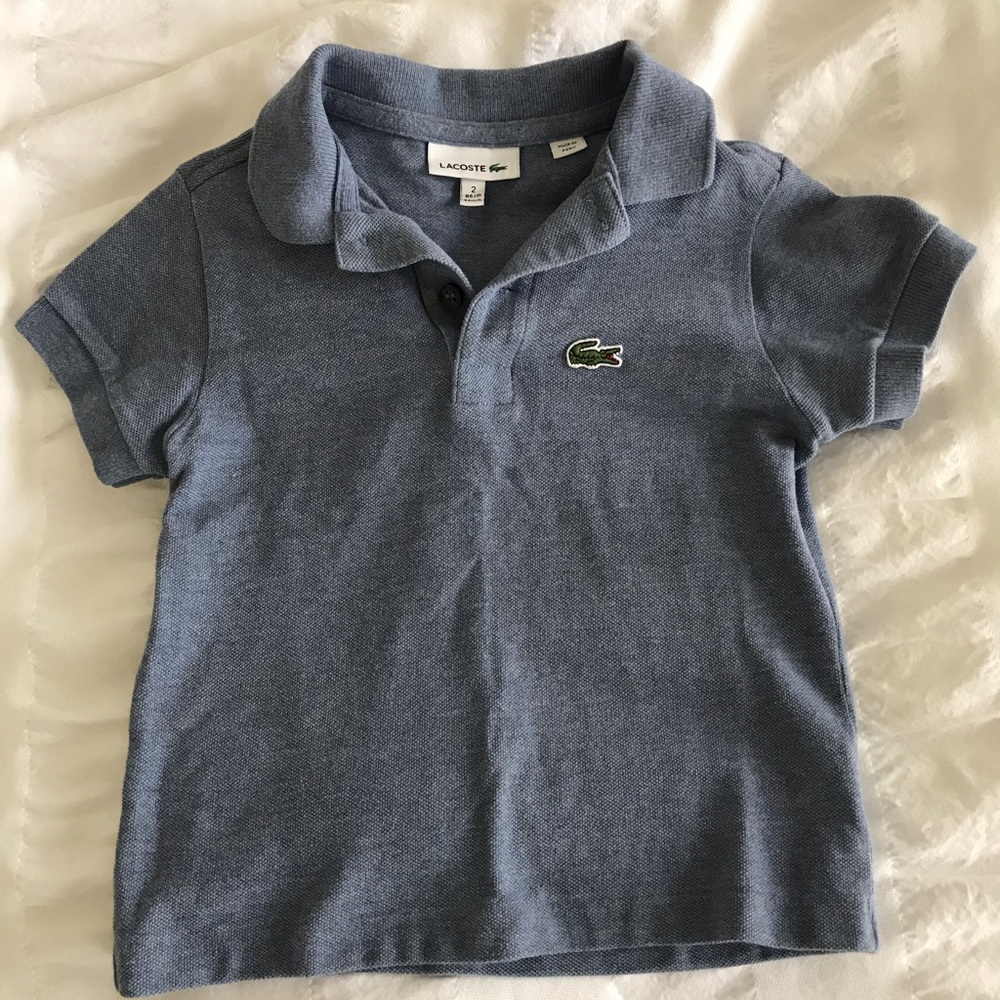Boys Lacoste polo shirt